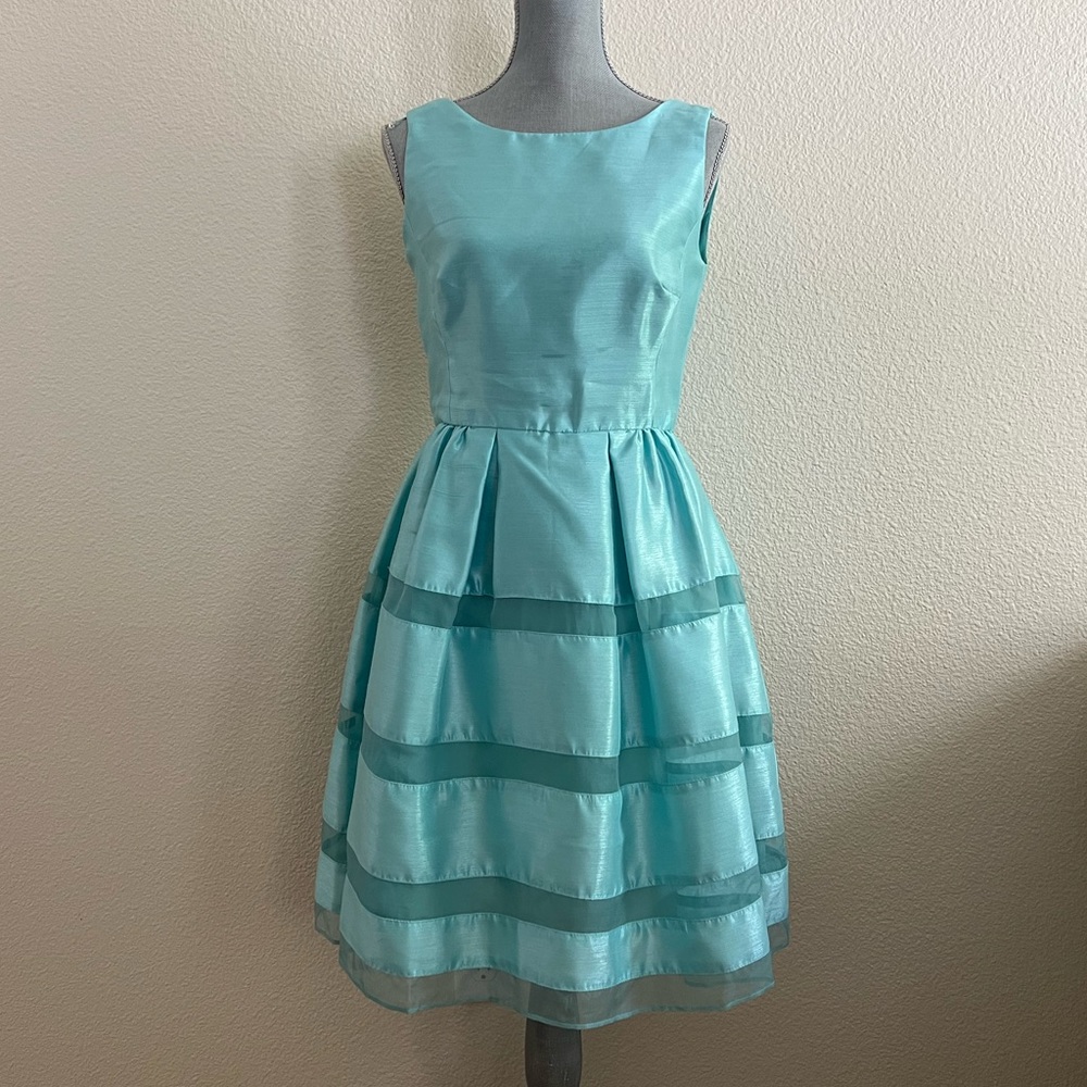 Taylor Aqua blue dress
